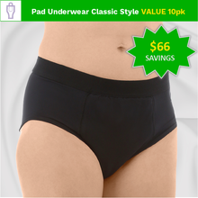 Load image into Gallery viewer, main product image - zorbies best women&#39;s reusable underwear for pads - Incontinence or Period
