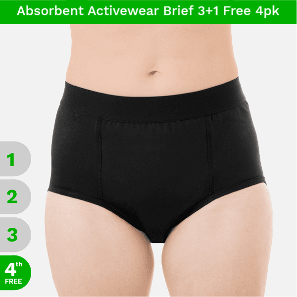 Cheap Women's Four-layer Leak-proof Boxers Panties 120ml High