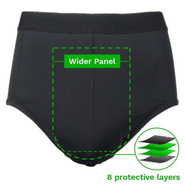 Breathable Washable Reusable Incontinence Underwear For Men XL