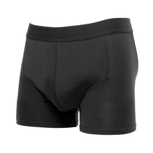 Load image into Gallery viewer, product image - angled front view of zorbies mens washable leak proof underwear incontinence boxer briefs
